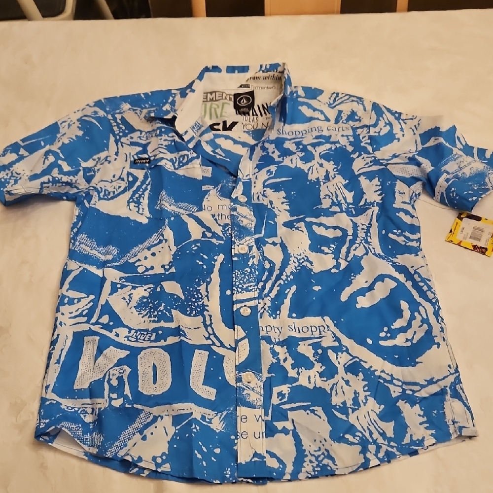Volcom Blue Graphic Kids Shirt